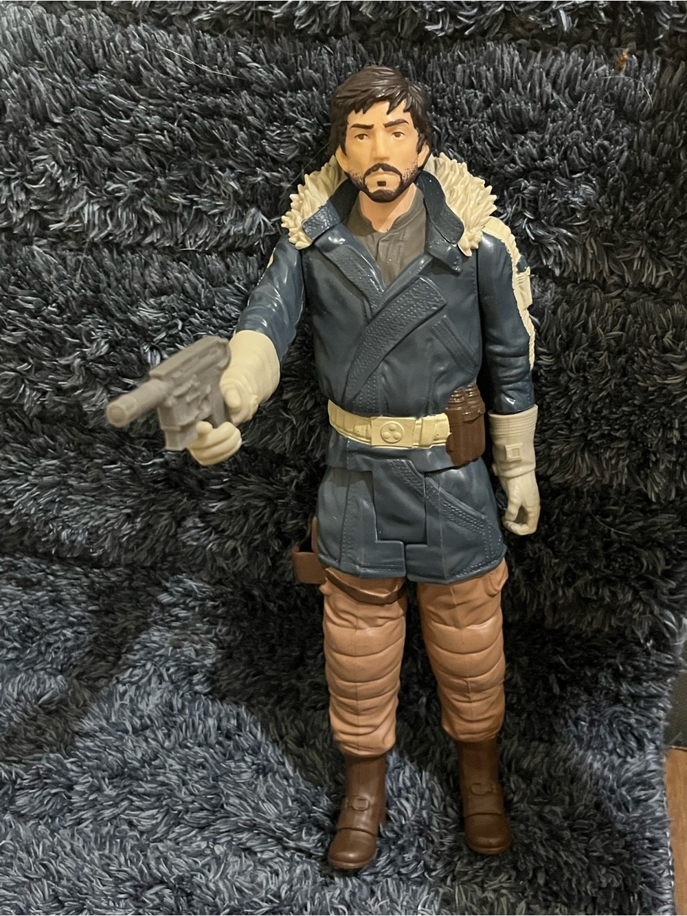 Star Wars Action Figure - Dark Blue Coat with Brown Pants